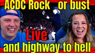 Reaction To ACDC Rock or bust and highway to hell Live At Grammy Awards 2015 [upl. by Ellehcear]