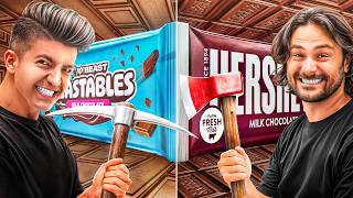 100 Layers of FEASTABLES vs HERSHEY’S [upl. by Rhianon431]