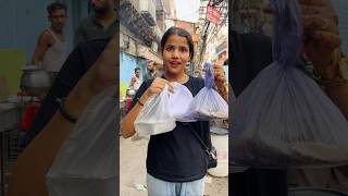 Trying Every Street Food In Old Delhi 😱 Buying Unlimited Street Food Challenge shorts ashortaday [upl. by Monarski900]