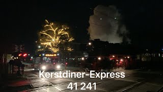 Kerstdiner Express bij de VSM met de 41 241 27122023 [upl. by Nessy527]