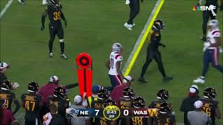 Drake Maye  Every Pass amp Run  Patriots  Washington Commanders  NFL PreSeason Week 3 [upl. by Pammy]