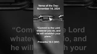 Ambassador in Chains  Verse of the Day  November 14 2024 verseoftheday proverbs [upl. by Rhea]