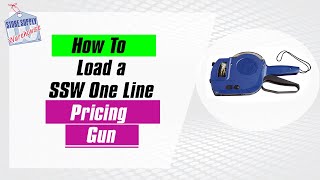 Mastering Retail How to Load Your SSW One Line Pricing Gun [upl. by Ardeha]