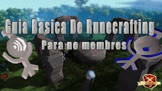 OSRS  Guia Basica Para subir Runecrafting en F2P  NoMember  VictorRs07 [upl. by Rovit920]