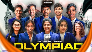 Chess Olympiad 2024 Round 5  India vs Azerbaijan Open India vs Kazakhstan Women [upl. by Ellehcam]