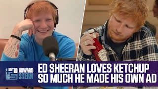 Ed Sheeran Loves Ketchup So Much He Made His Own Heinz Commercial [upl. by Areema632]