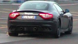 Maserati Granturismo MC Stradale amp Alfa 8C Acceleration SOUND [upl. by Jonati]