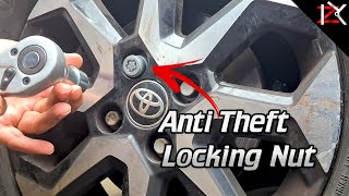 Lost Your Anti Theft Wheel Lock Nut Key  How To Get A New one amp Install  Toyota Wheel Lock Key [upl. by Ititrefen101]