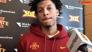 Lindell Wigginton We have to be superfocused during Big 12 slate [upl. by Sitoiyanap]