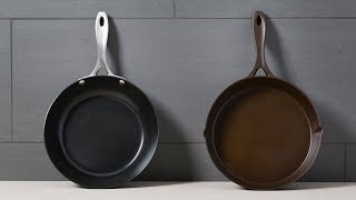 Cast iron vs carbon steel [upl. by Meggi]