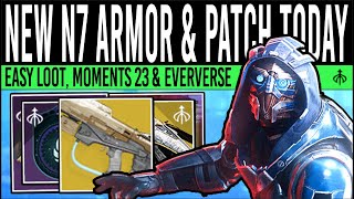 Destiny 2 NEW ARMOR REVEAL amp PATCH CHANGES Looting QUEST Vendor Update Cosmetics amp MoT 30 Jan [upl. by Trudy401]