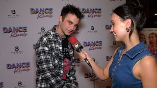 Gunner Burkhardt talks “Dance Rivals” at the movies world premiere [upl. by Charil362]