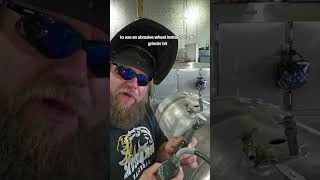 Use A Variable Speed Tool When Prepping Aluminum For Welding foryoupage weldin [upl. by Neelak748]