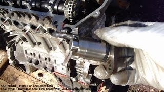 How to assemble engine VVTi Toyota Part 32 Tensioner timing chain [upl. by Nashbar]