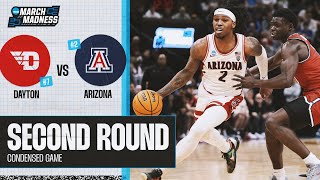 Arizona vs Dayton  Second Round NCAA tournament extended highlights [upl. by Nnaear146]