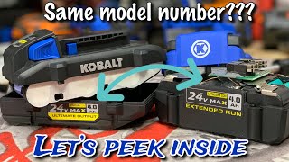 What’s inside the same battery Kobalt 21700 and 18650 40ah battery [upl. by Nahtiek]