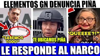 🚨ESCANDALOO ELEMENTOS DE LA GN LE LEEN LA CARTILLA PIÑA “SE VA O LA SACAMOS” [upl. by Akeit580]