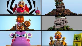 Every FNaF 1 Character in a nutshell animated Freddy Foxy Chica amp Bonnie [upl. by Nanek]