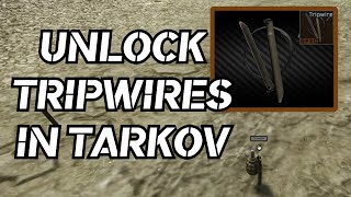 How to Unlock amp Place Tripwires in Tarkov – Complete QUICK EASY amp FAST Guide [upl. by Bushweller]