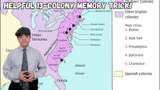 Learn The Original Thirteen Us Colonies Quick [upl. by Dulsea]