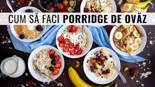 Cum se face un terci de ovăz cremos 6 rețete de porridge  Bucate Aromate [upl. by Einavoj843]