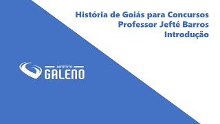 História de Goiás para Concursos [upl. by Yadnus769]