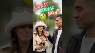 Which zodiac sign would you NEVER date 🔮❌ shorts streetinterview trendingshorts astrology [upl. by Danuloff528]