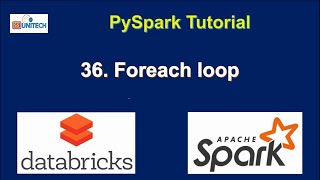 36 foreach loop in pyspark  How to loop each row of dataFrame in pyspark  pyspark tutorial [upl. by Bellamy]