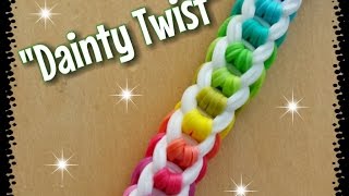 How to Make the Illusion Rainbow Loom Bracelet EASY [upl. by Anauqaj354]