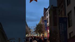 Beautiful Decoration at Dublin City Centre today Ireland viralvideo travel discoverdublin [upl. by Varrian]