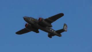 ESM B25 with two radial engines maiden flight [upl. by Leirol787]