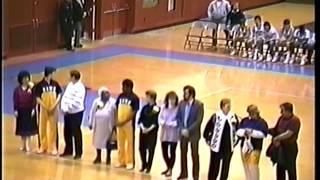 Ringgold Rams Boys Basketball 1987 Senior Night [upl. by Reckford492]