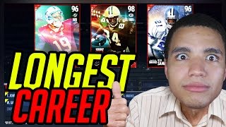 LONGEST CAREER DRAFT MADDEN 17 DRAFT CHAMPIONS [upl. by Christal]