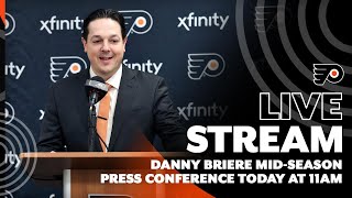 Danny Briere Flyers midseason press conference  Today at 11am [upl. by Arun]