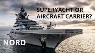 NORD  New SUPERYACHT with its own HELICOPTER [upl. by Damiani371]