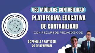 ¡SE TERMINÓ LA ESPERA 🎉 NUEVA PLATAFORMA EDUCATIVA DE CONTABILIDAD — UEG MÓDULOS CONTABILIDAD 🤑💸 [upl. by Tterej392]