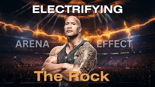 The Rock Entrance Theme Song ARENA EFFECT  quotElectrifyingquot WWE Music HQ [upl. by Landy]