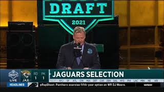 Jaguars Draft Trevor Lawrence with the 1st Overall Pick  2021 NFL Draft Highlights [upl. by Nairolf924]