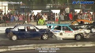 Ringwood Tornado 2011  Banger Racing Highlights  Ringwood Raceway [upl. by Herates]