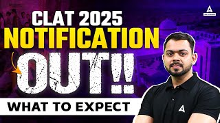 CLAT 2025 Notification Out😱 Eligibility Syllabus Exam Pattern and Important Dates  By Sonu Sir [upl. by Pinkerton]