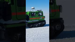 Hagglund moving across antarctic sea ice [upl. by Ahsiadal571]