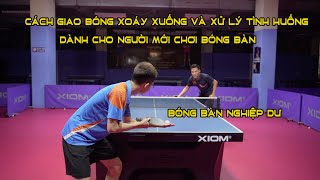 Cách Giao Bóng Xoáy Xuống Và Xử Lý Tình Huống Dành Cho Người Mới Chơi Bóng Bàn  Bóng Bàn Nghiệp Dư [upl. by Descombes]