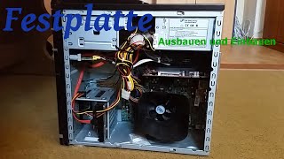 Die Festplatte am Computer ausbauen und einbauen GermanHD  Guang Dai [upl. by Pauline]