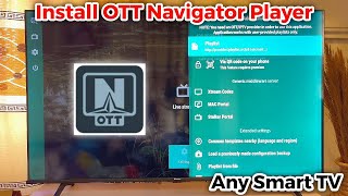 How to Install OTT Navigator IPTV Player on Smart TV [upl. by Irotal176]