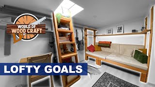 Complete loft makeover to make dream hobby room [upl. by Ennelram]