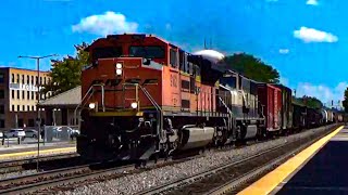 Labor Day Railfanning on the BNSF Racetrack  090423 [upl. by Low]