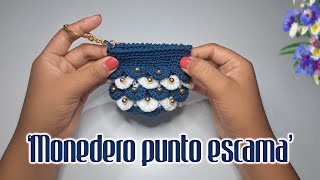 MONEDEROS TEJIDOS A CROCHET CON CIERRE 👛 [upl. by Eanore]