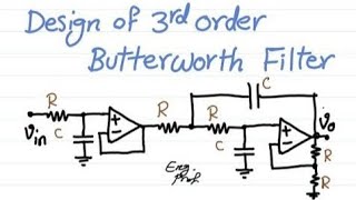 Thirdorder Butterworth Filter Design and Transfer Function [upl. by Hamachi712]