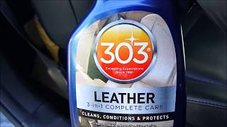 Review and Demo 303 Leather Complete Care  Clean Condition Protect [upl. by Ramirol908]