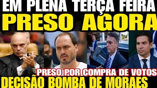 Urgente PRESO AGORA POR CRIME ELEITORAL COMPRA DE VOTOS CARLOS BOLSONARO ACABA DE COLOCAR COLETE [upl. by Martainn]